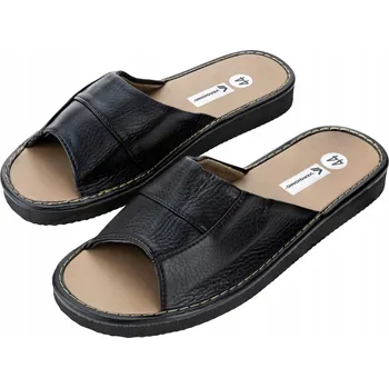 Pánské pantofle Pánské Papuče vel. 43 - 44 světle černé