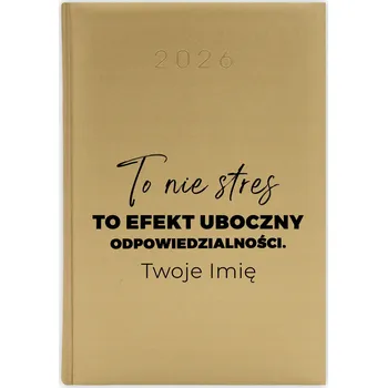 Kalendář Knižní kalendář 2026 A5 zlatý