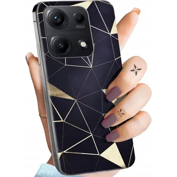 Pouzdro na mobilní telefon Zadní Kryt Hello Case pro Xiaomi Redmi Note 14S zlaté