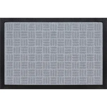 ROHOŽKA PŘED DVEŘE 40X60 VENKOVNÍ ŠEDÁ VSTUPNÍ GUMOVÁ VNITŘNÍ 3D