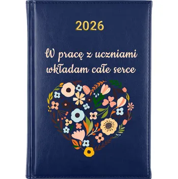 Kalendář Knižní kalendář 2026 A5 modrý
