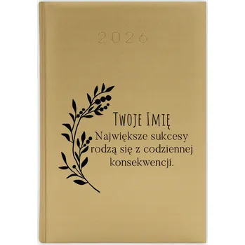 Kalendář Knižní kalendář 2026 A5 zlatý