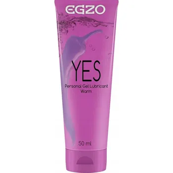 Lubrikační gel EGZO Yes Personal Gel Lubrikant stimulační a hřejivý lubrikant 50 ml