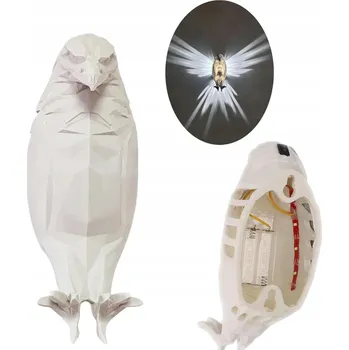 Lampička 3D NÁSTĚNNÁ LAMPA OREL DEKORATIVNÍ DO LOŽNICE A OBÝVACÍHO POKOJE LED TISK SVÍTILNA