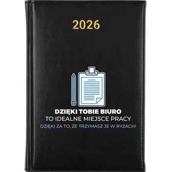 Kalendář Knižkový kalendář 2026 A5 černý