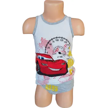 Chlapecké spodní prádlo Eplusm Chlapecký set spodní prádlo CARS bílo-šedý Barva: Bílošedá, Velikost: 104/110