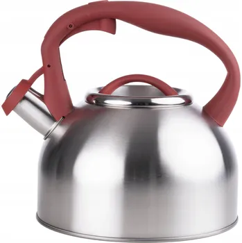 Konvice na čaj Topfann tradiční ocelová Konvice 2,5 l černá, červená, šedá