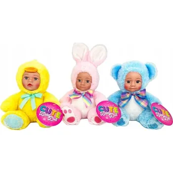 Panenka Panenka miminko v oblečku zvířátka, měkká směs