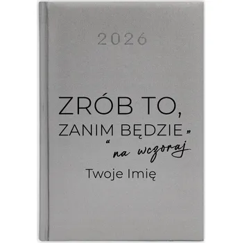Kalendář Knižkový kalendář 2026 A5 stříbrný