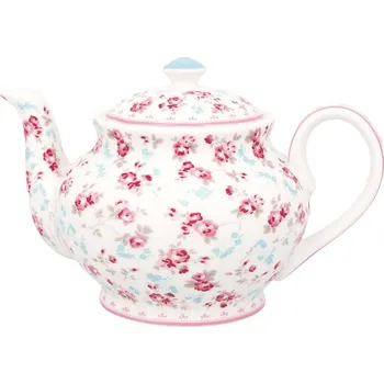 Konvice na čaj GREEN GATE Čajová konvice Elsy White 1 l