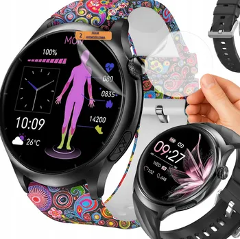 Hodinky Dámské hodinky Chytré Hodinky s glukózou a teploměrem, 440 mAh - Styl a funkce