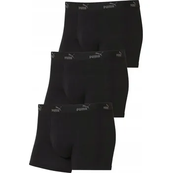 Pánské spodní prádlo Y7945 Puma evryday Spodní Prádlo Boxerky černé 3 páry 3pack L