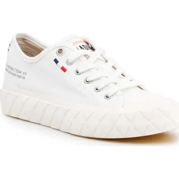 Dámská fitness obuv Stylové bílé tenisky Palladium Star z bavlněného plátna, EU 37 i476_58400988