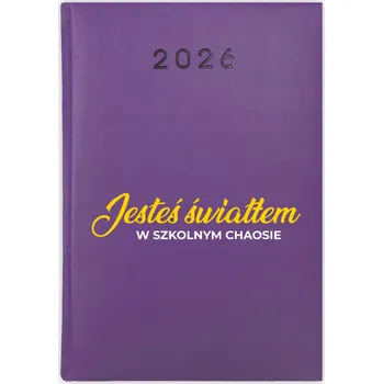 Kalendář Knihový kalendář 2026 A5 fialový