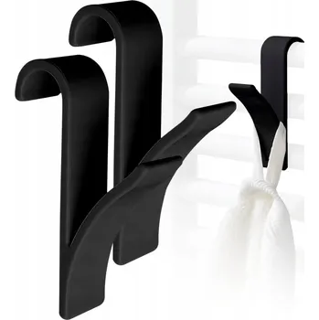 Věšák Háček bez vrtání Interlook černý