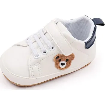 Chlapecké tenisky Stylové dětské tenisky s medvídkem Velikost: 0-6M, Barva (Varianta): H-40BLACK