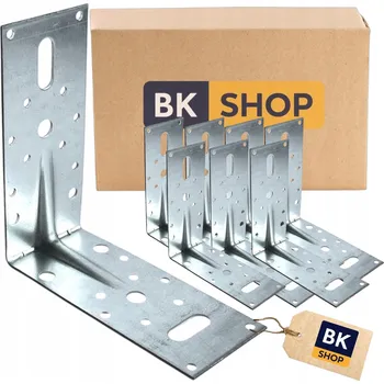 Tesařské kování Tesařský úhelník montážní 150x150x65, silný, plech 2,5 mm, 30 ks