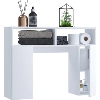 Koupelnový nábytek VCM Závěsná skříňka na toaletu Tinoli bílá