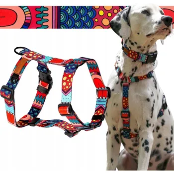 Postroj pro psa POSTROJE GUARD s regulací pro velkého psa setra L/XL 30 mm Ukory BAREVNÉ