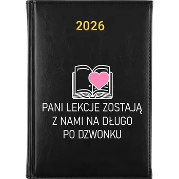 Kalendář Knižkový kalendář 2026 A5 černý