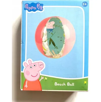 Nafukovací míč Prasátko Pepa Míč NAFUKOVACÍ plážový 37 cm