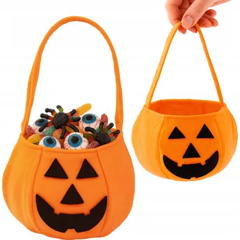 Nákupní taška TAŠKA NA SLADKOSTI DÝNĚ BONBÓNY SÁČEK TAŠTIČKA KOŠÍK HALLOWEEN PLES