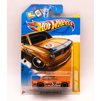 autíčko HOT WHEELS BMW 2002 Oranžová