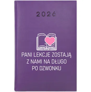 Kalendář Knihový kalendář 2026 A5 fialový