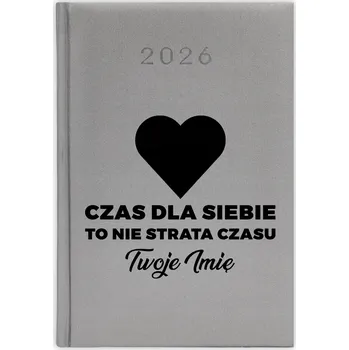 Kalendář Knižkový kalendář 2026 A5 stříbrný