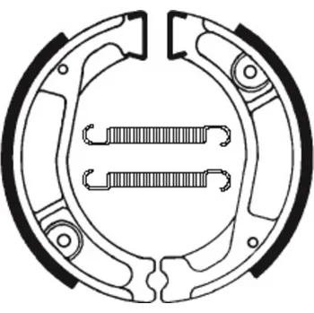 Nářadí na motocykly TECNIUM Street Organic Brzdové čelisti - BA029 BA029