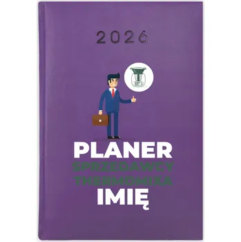 Kalendář Knihový kalendář 2026 A5 fialový