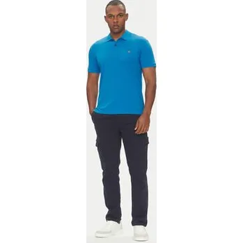 Pánské tričko Napapijri Polokošile Elbas NP0A4GB4 Modrá Regular Fit XL