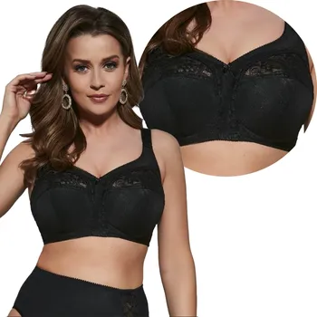 Podprsenka Pohodlná měkká podprsenka VIKI 577 JOANNA černá 110H