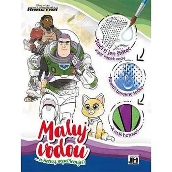 omalovánky Maluj vodou A4 Rakeťák