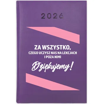 Kalendář Knihový kalendář 2026 A5 fialový
