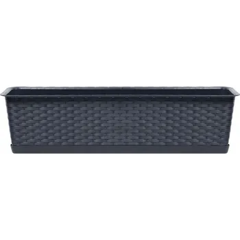 Truhlík Balkonový truhlík 39,1 x 17,3 cm plast