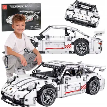 ostatní stavebnice Stavebnice Závodní auto GT - Model k sestavení, 1268 dílů