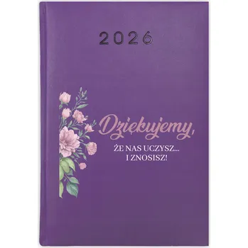 Kalendář Knihový kalendář 2026 A5 fialový