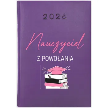 Kalendář Knihový kalendář 2026 A5 fialový