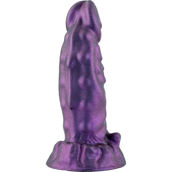 Dildo HiSmith LN014 Premium Fantasy Silicone Dildo with Suction Cup 14.5cm Purple
