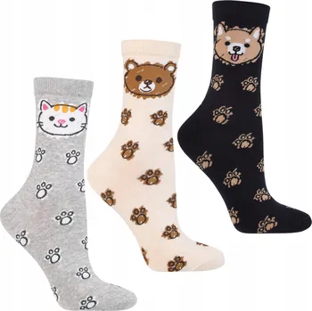 Dámské ponožky Ponožky Moraj se zvířecím motivem, velikost 38-41