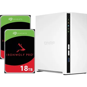 NAS server Qnap TS-233 36TB (2x18TB) Seagate IronWolf PRO