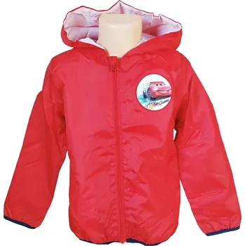 Chlapecká bunda Sun City Chlapecká bunda CARS jaro-podzim s integrovaným batůžkem červená Barva: Červená, Velikost: 104
