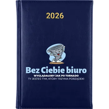 Kalendář Knižní kalendář 2026 A5 modrý