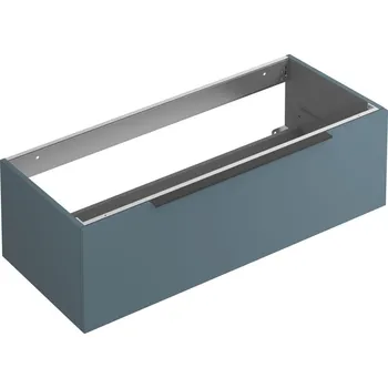 Koupelnový nábytek KLUDI ICOS umyvadlová skříňka, 100x50x35 cm, 1 zásuvka, matná petrolejová, 50S120O3