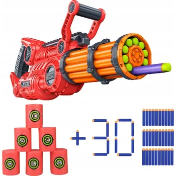 Dětská zbraň DART ZONE NITROSHOT LANCER SADA PRO NERF TERČE PĚNOVÉ + 30 ŠIPEK