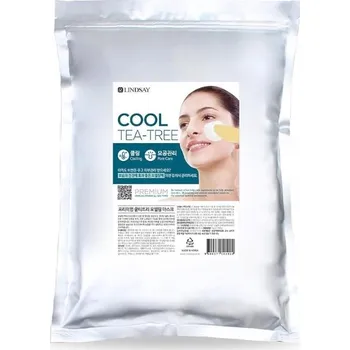 Pleťová maska LINDSAY Modelovací maska v zip sáčku Cool Tea-Tree (Chladivý Tea Tree)