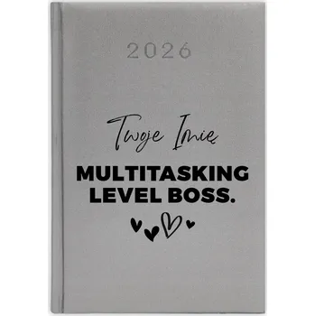 Kalendář Knižkový kalendář 2026 A5 stříbrný