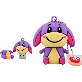 USB flash disk USB flash disk DIAWAY KŁAPOUCHY POSTAĆ BAJKA KUBUŚ PUCHATEK 32 GB USB 2.0 fialový