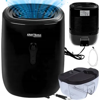 Odvlhčovač vzduchu Pohlcovač vlhkosti 800 ml, 330 ml/24 h, termoelektrický, tichý odvlhčovač